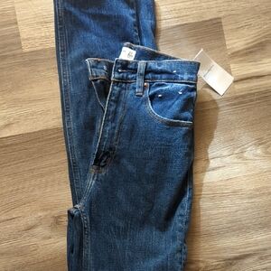 Dark Blue Classic Denim Jeans